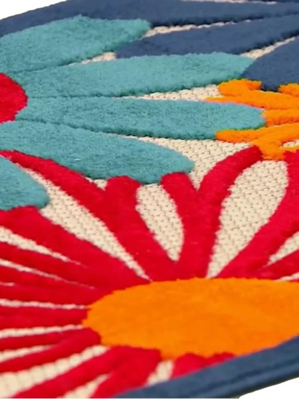 Nourison Daisy Bouquet Indoor/Outdoor Runner Rug 2'2